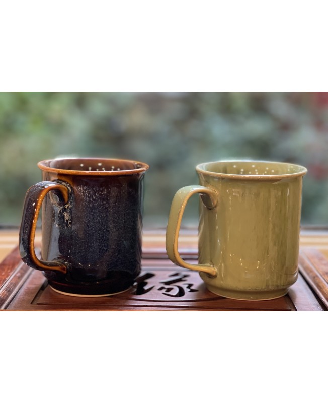 Mug Porcelaine avec anse fabriqué artisanalement au Vietnam