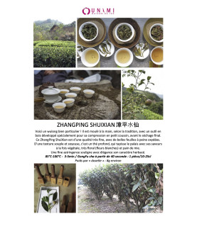 Zhangping Shuixian 漳平⽔仙 - Coffret découverte 4 dosettes