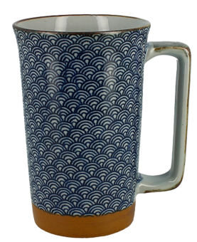 Mug à thé seikainami bleu marine 40cl