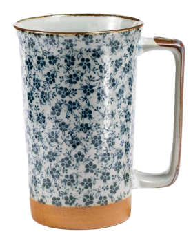 Mug à thé à motifs petites fleurs capacité 40cl