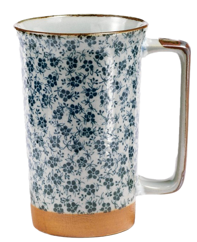 Mug à thé à motifs petites fleurs capacité 40cl