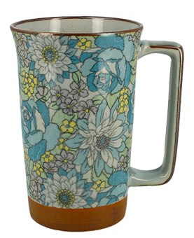 Mug à thé Grosses Fleurs Multi-couleurs capacité 40cl