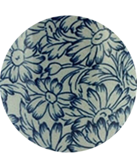 Mug à thé Grandes Marguerites Bleues capacité 40cl