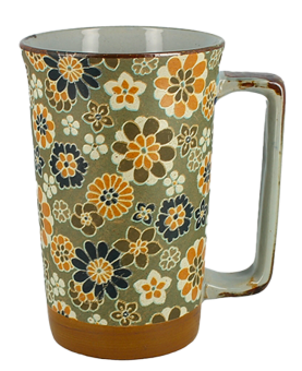 Mug à thé à motifs Chrysanthèmes capacité 40cl