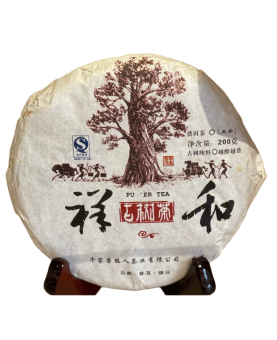 Galette de thé Pu Er Sheng - Théiers sauvages 2016