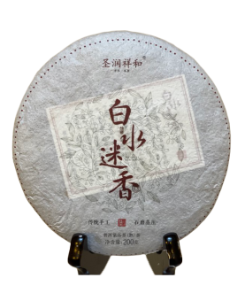 Galette de Thé Pu'Er Shu (cuit) 2018 de Baishui Mixiang Yunnan ⽩⽔迷⾹
