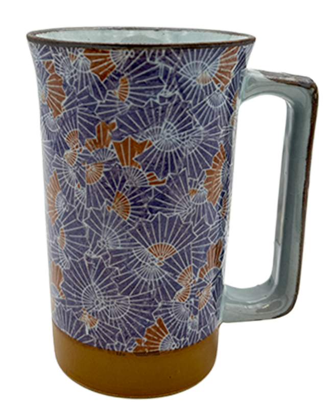 Mug à thé Eventail Violet capacité 40cl