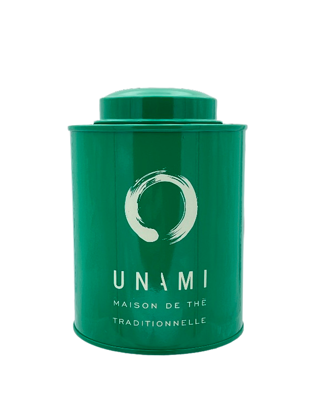 Boite à thé métal Vert Menthe Unami