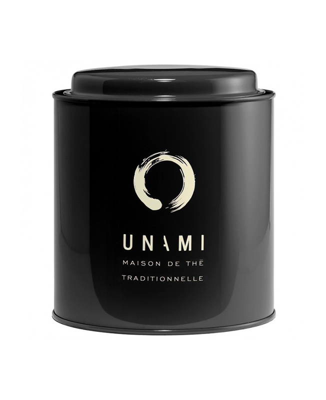 Boîte à thé métal Anthracite Unami +/_ 300g