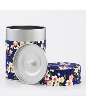 Boîte à thé en papier Japonais- Soshino - double couvercle en métal
