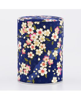 Boîte à thé en papier Japonais- Soshino - double couvercle en métal