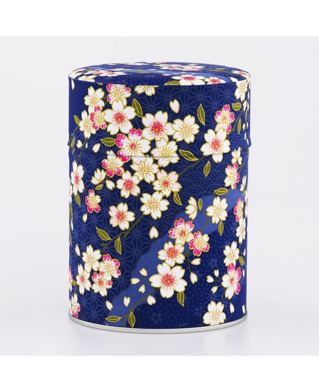 Boîte à thé en papier Japonais- Soshino - double couvercle en métal