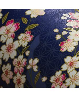 Boîte à thé en papier Japonais- Soshino - double couvercle en métal