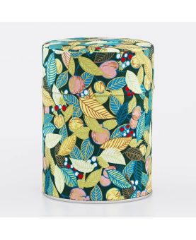 Boîte à thé en papier Japonais- Tajimi - double couvercle en métal