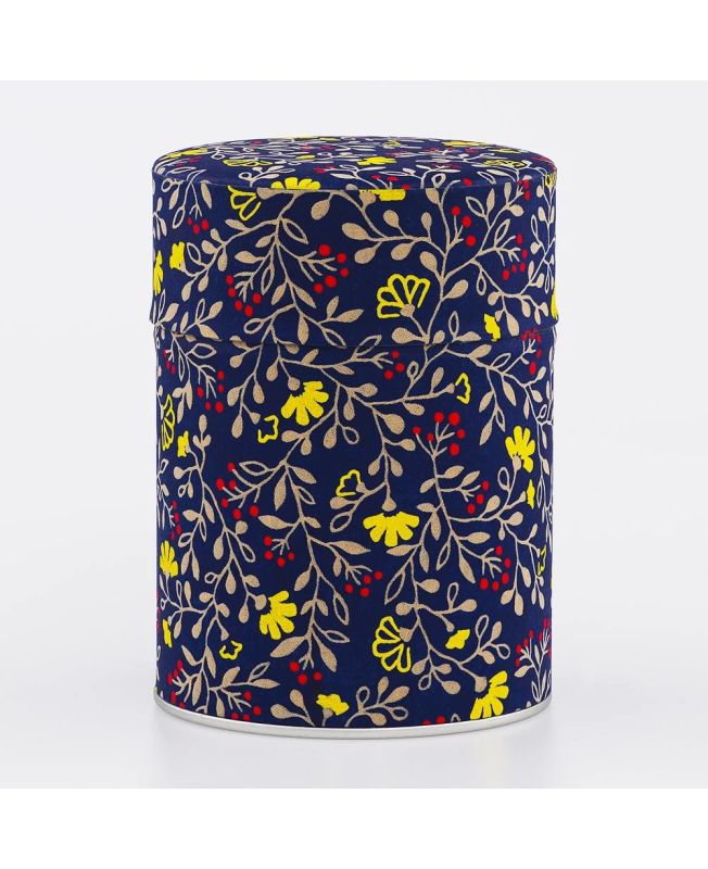 Boîte à thé en papier Japonais- Imabari- double couvercle en métal