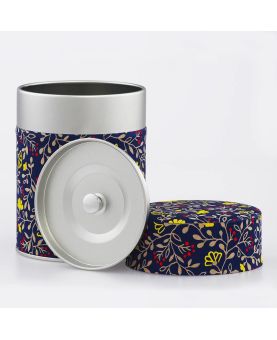 Boîte à thé en papier Japonais- Imabari- double couvercle en métal