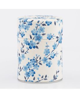 Boîte à thé en papier Japonais - Hidaka - double couvercle en métal