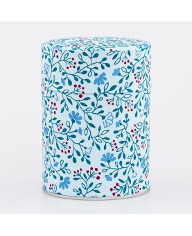 Boîte à thé en papier Japonais - Akabira - double couvercle en métal