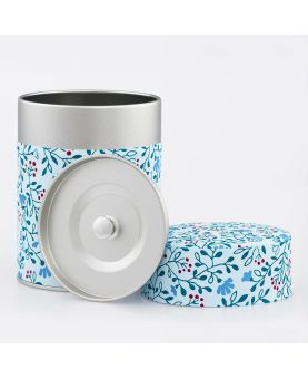 Boîte à thé en papier Japonais - Akabira - double couvercle en métal