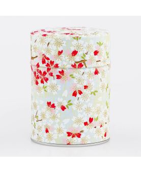 Boîte à thé en papier Japonais - Yanai - double couvercle en métal