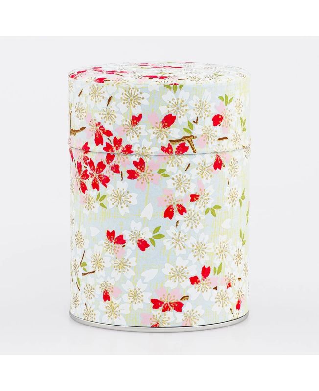 Boîte à thé en papier Japonais - Yanai - double couvercle en métal
