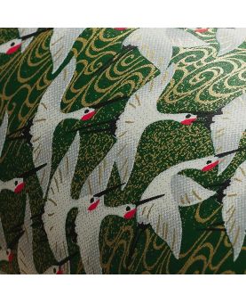Boîte à thé en papier Japonais - Seiche - double couvercle en métal