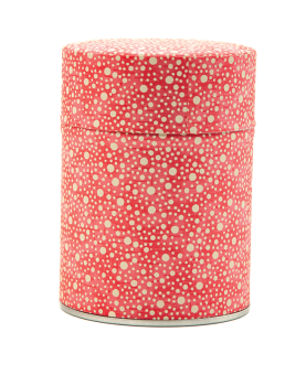 Boîte à thé en papier Japonais - Ikeda - double couvercle en métal