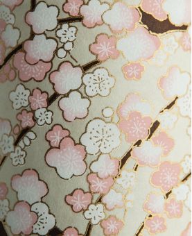 Boîte à thé en papier Japonais - Machi - double couvercle en métal