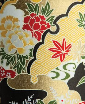 Boîte à thé en papier Japonais - Hiraya - double couvercle en métal