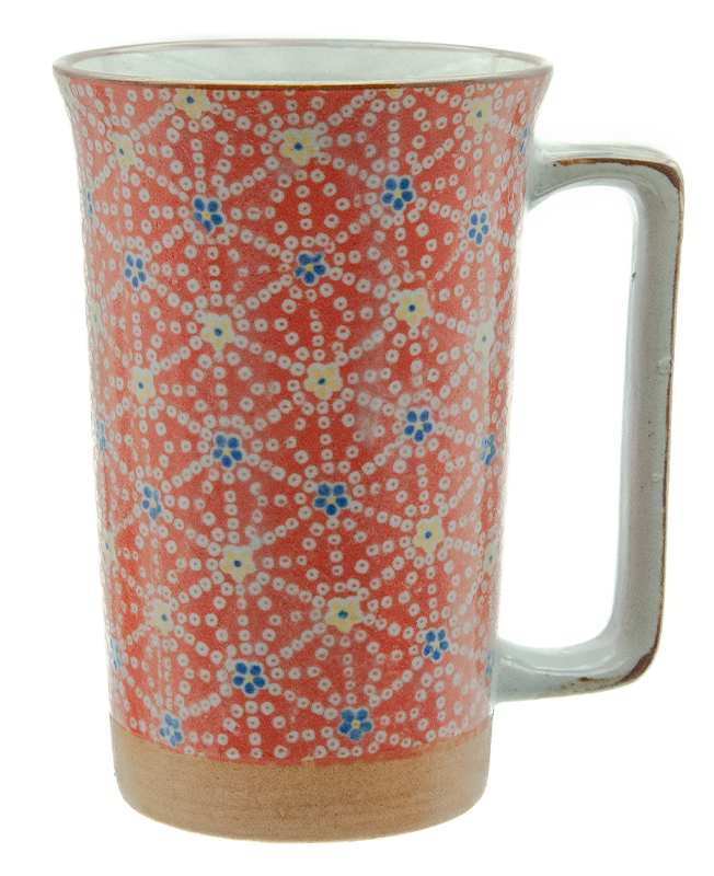 Mug à thé Hanasibori rouge brillant 40cl
