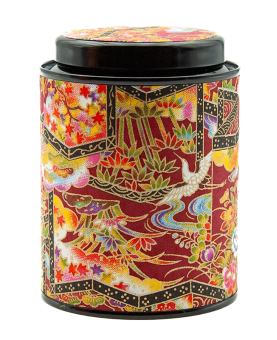 Boîte à thé en papier Japonais - Hanayo oiseau 50g