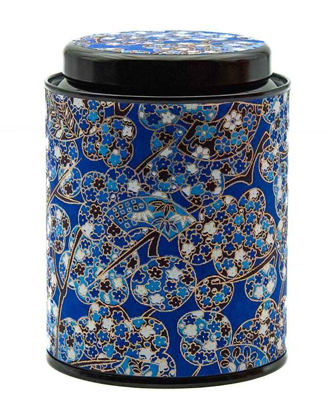 Boîte à thé en papier Japonais - Kyoto foncé 50g