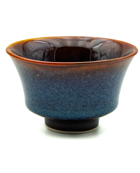 Tasse à thé bleu océan - artisanat vietnamien