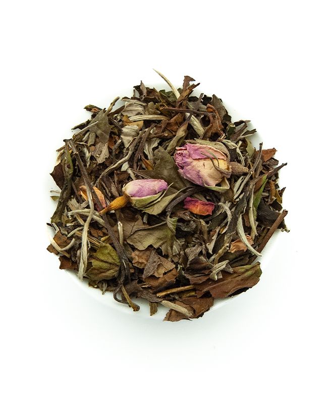 Mon Amie la Rose Thé Blanc et Vert aromatisé