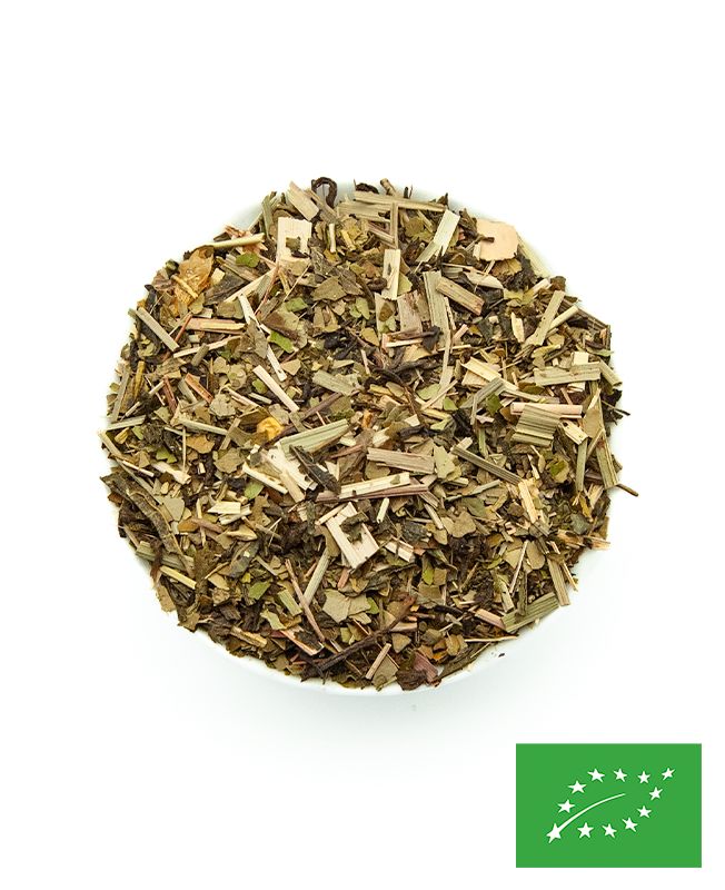Potion magique maté vert, pu'er et plantes BIO
