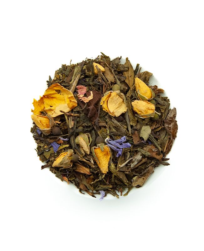 L'écume des Fleurs Thé Vert et Blanc Aromatisé