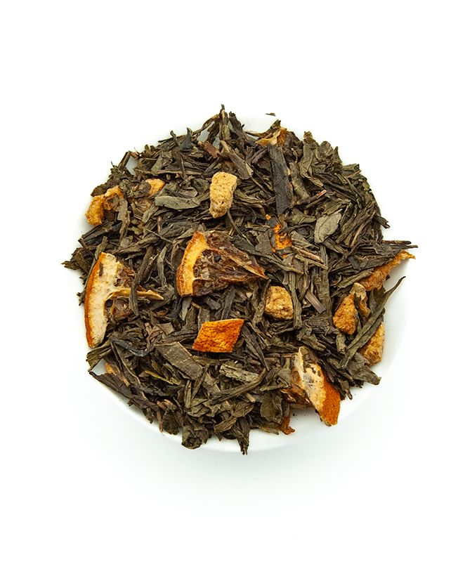 Orange Sencha Thé Vert Aromatisé