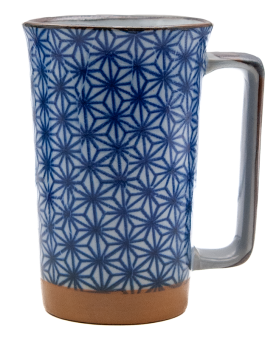 Mug à thé Japonais étoiles bleues 40cl