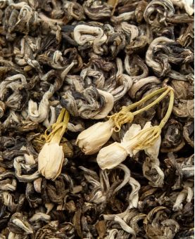 Thé Vert de Chine au Jasmin - Bourgeons des Neiges (flocons)Xueya Piaoxue- 2025