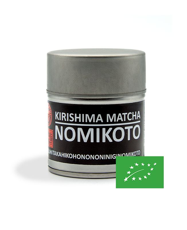 Matcha Nomikoto Kirishima BIO Thé Vert Japonais broyé en poudre