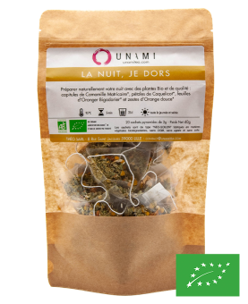 Mousselines La nuit, je dors - Mélange de plantes à infusion BIO*