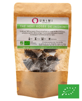 Mousselines Rosée de Jasmin BIO* Thé vert Chinois 茉莉花茶