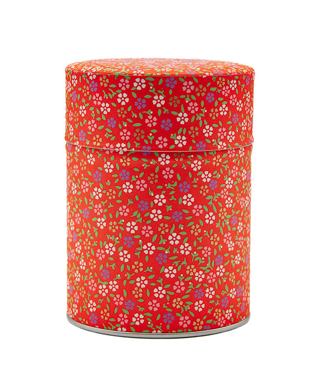 Boîte à thé en papier Japonais - Tanabe - double couvercle en métal