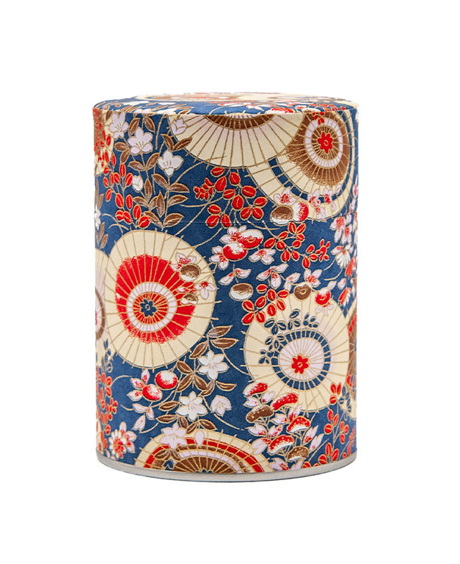 Boite à thé washi Aioi