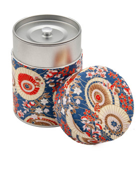 Boite à thé washi Aioi couvercle